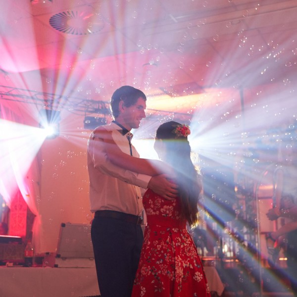 Popolnocny tanec na svadbe v horskom hoteli Eva v Svatom Jure